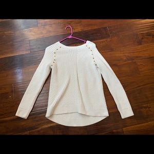 Michael Kors Cable Knit Long Sleeve Sweater